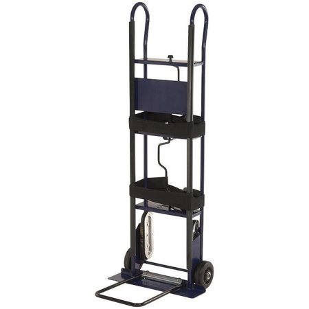 PROSOURCE Hand Truck, 700 lb Weight Capacity, 512 in D x 22 in W Toe Plate, Blue HT-PEN80001B